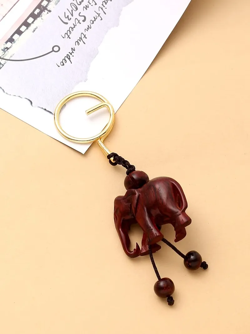 móc khóa gỗ đàn hương