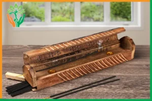 ống đựng nhang bằng gỗ đàn hương