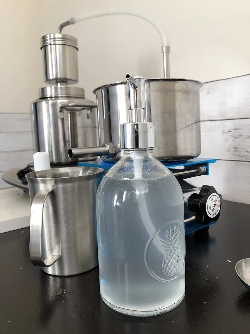 sản xuất hydrosol đàn hương