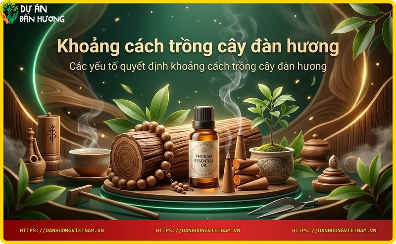Ảnh hưởng của loại đất đến khoảng cách trồng cây đàn hương