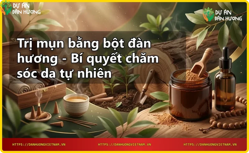 bat-go-dung-bot-dan-huong-kem-khuc-go-va-la-dan-huong-anh-sang-vang-am Bát gỗ đựng bột đàn hương, kèm khúc gỗ và lá đàn hương, ánh sáng vàng ấm