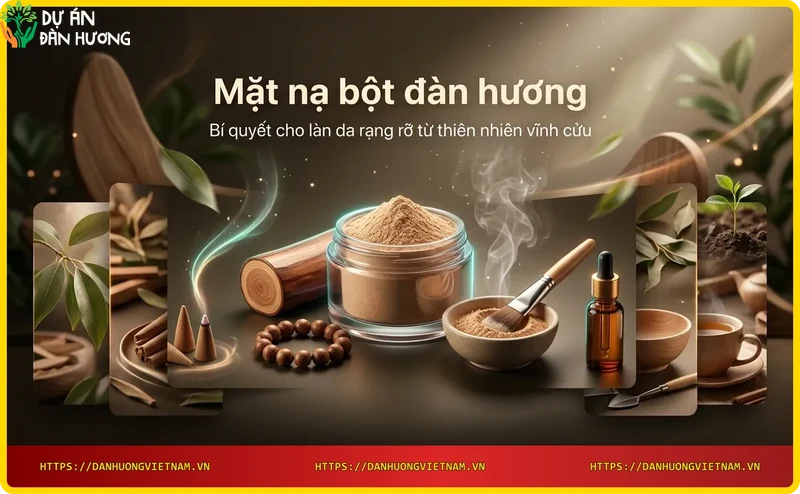 bot-dan-huong-nguyen-chat-tren-nen-go-toi Bột đàn hương nguyên chất trên nền gỗ tối