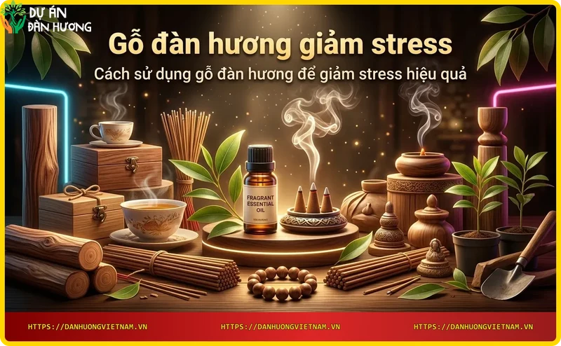 Các phương pháp sử dụng gỗ đàn hương: đốt nhang, tinh dầu, mảnh gỗ