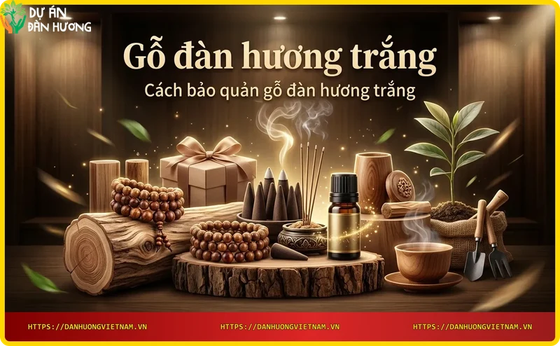 Cách bảo quản gỗ đàn hương trắng trong hộp kín