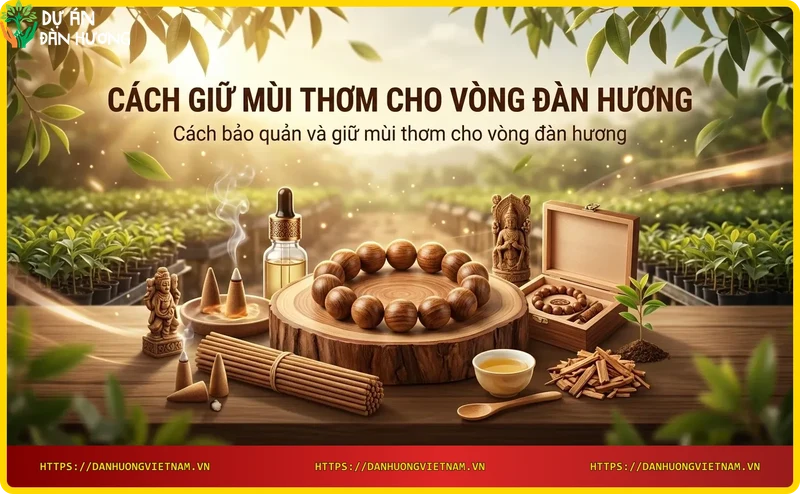 Cách bảo quản vòng đàn hương trong hộp vải