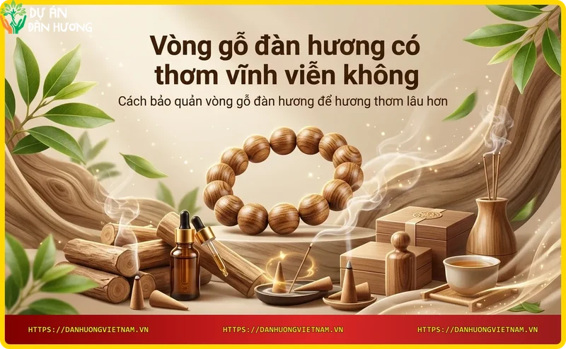 Cách bảo quản vòng gỗ đàn hương đúng cách