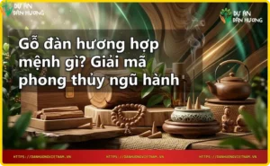 Cách chọn gỗ đàn hương đỏ và trắng theo mệnh ngũ hành