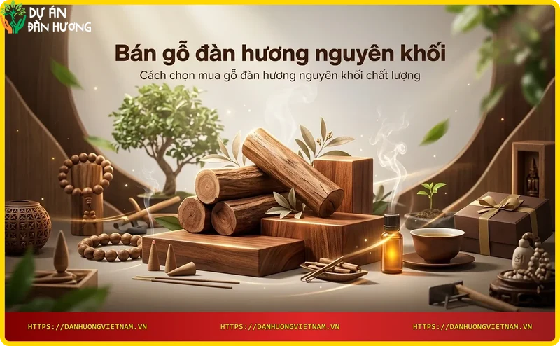 Cách chọn mua gỗ đàn hương nguyên khối - các mẫu gỗ đàn hương thật để so sánh