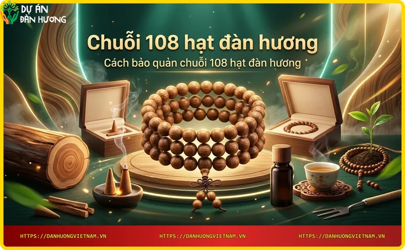 Cách lau chùi và bảo quản chuỗi 108 hạt đàn hương bằng khăn mềm