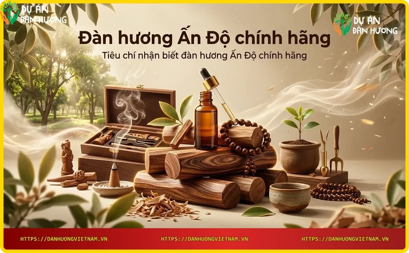 Cách nhận biết đàn hương Ấn Độ thật – vân gỗ, màu sắc và thử đốt