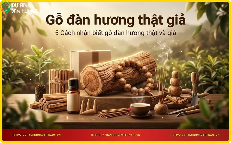Cách nhận biết gỗ đàn hương thật qua mùi hương và vân gỗ