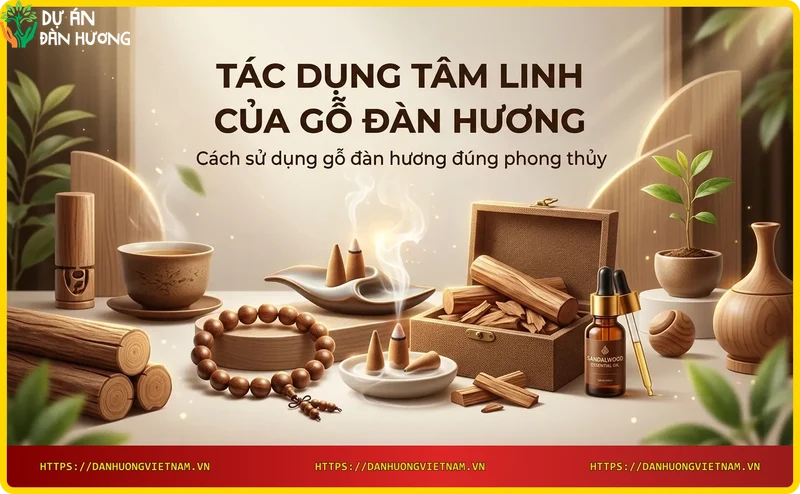 Cách sử dụng gỗ đàn hương: đốt nhang và đặt vòng tay trong phòng khách để thu hút năng lượng phong thủy