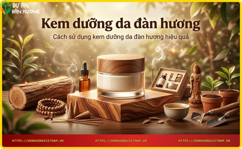 Cách sử dụng kem dưỡng da đàn hương đúng cách