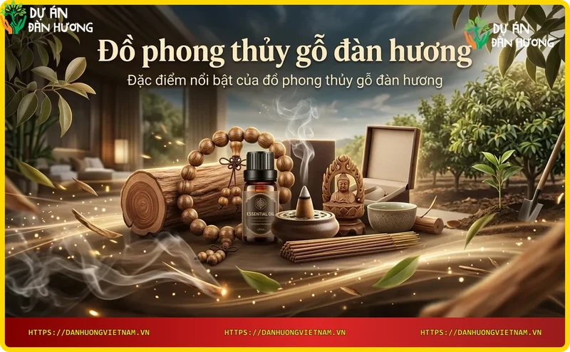 Cận cảnh vân gỗ đàn hương tự nhiên với tinh dầu và khói nhang.