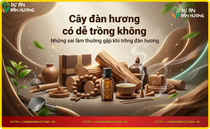 Cây đàn hương bị úng nước và héo úa do sai lầm trong chăm sóc