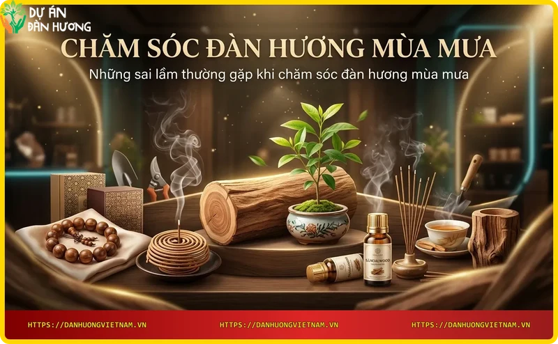 Cây đàn hương bị úng nước và thối rễ do chăm sóc không đúng cách