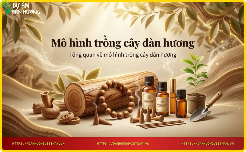 Cây đàn hương giống trong vườn ươm - khởi đầu mô hình trồng cây đàn hương