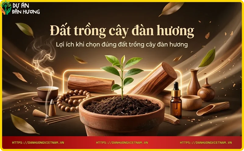 Cây đàn hương phát triển mạnh trên đất trồng phù hợp