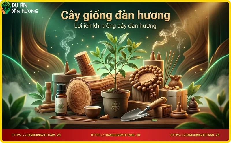 Cây đàn hương trưởng thành cho gỗ và tinh dầu giá trị cao – lợi ích kinh tế bền vững