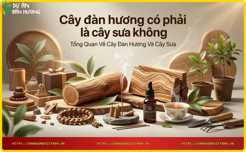 Cây đàn hương và cây sưa trong rừng tự nhiên