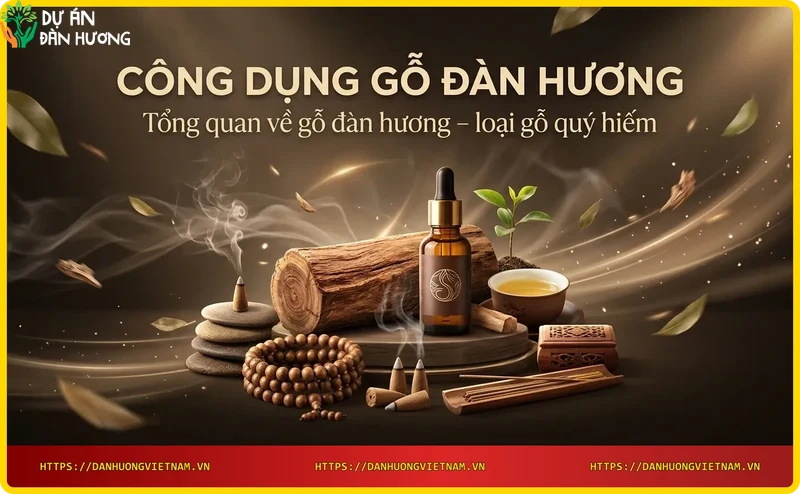 Cây đàn hương và thân gỗ quý hiếm