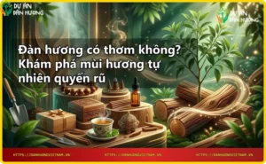 Cây đàn hương với hương thơm tự nhiên
