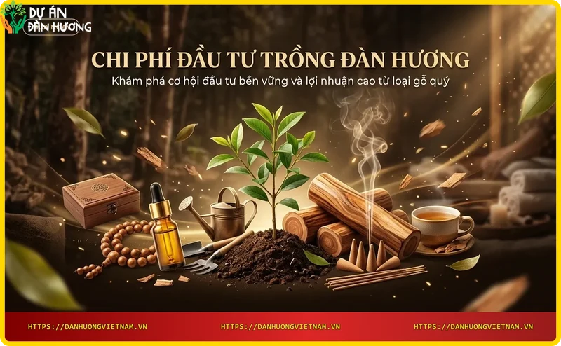 Cây giống đàn hương chuẩn bị trồng - chi phí đầu tư ban đầu
