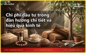 Cây giống đàn hương chuẩn bị trồng - chi phí đầu tư ban đầu
