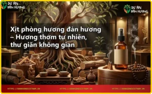 Chai xịt phòng hương đàn hương phun sương nhẹ nhàng