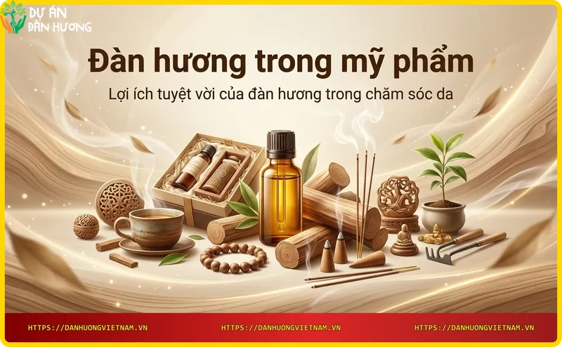 Chăm sóc da với tinh dầu đàn hương