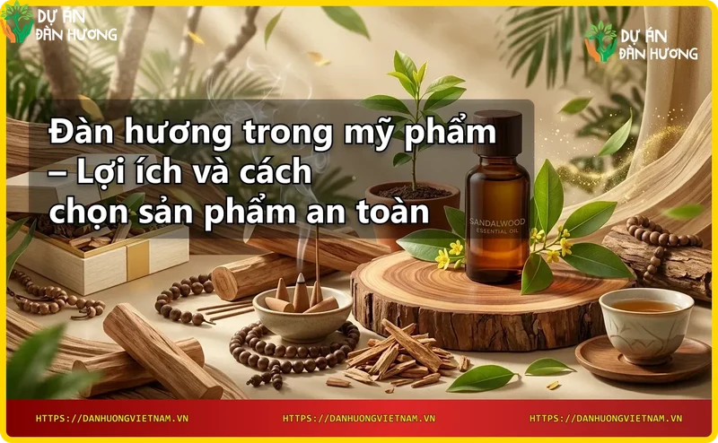 Chăm sóc da với tinh dầu đàn hương