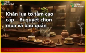 Chất liệu lụa tơ tằm tự nhiên mềm mại và sang trọng