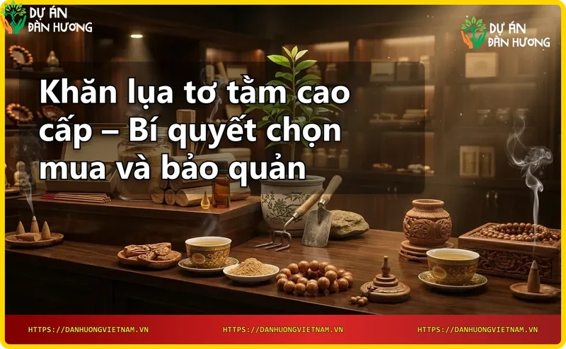 Chất liệu lụa tơ tằm tự nhiên mềm mại và sang trọng