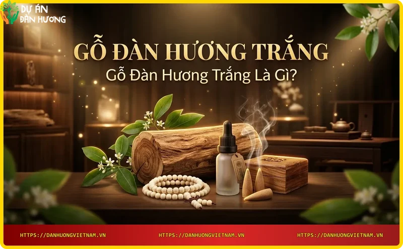 Chi tiết vân gỗ đàn hương trắng tự nhiên