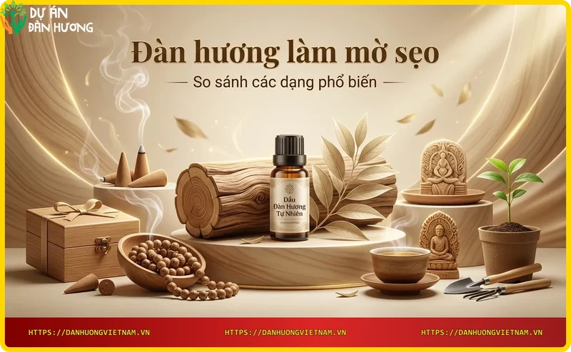 Comparison of sandalwood products: oil, cream, and capsules