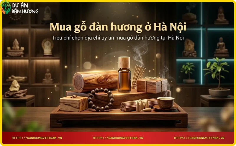 Cửa hàng gỗ đàn hương uy tín tại Hà Nội với sản phẩm trưng bày sang trọng