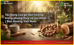 Đặc điểm nổi bật của gỗ đàn hương: hương thơm tự nhiên, vân gỗ đẹp, chống mối mọt