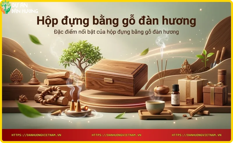 Đặc điểm nổi bật - vân gỗ đàn hương tự nhiên và chạm khắc thủ công tinh xảo