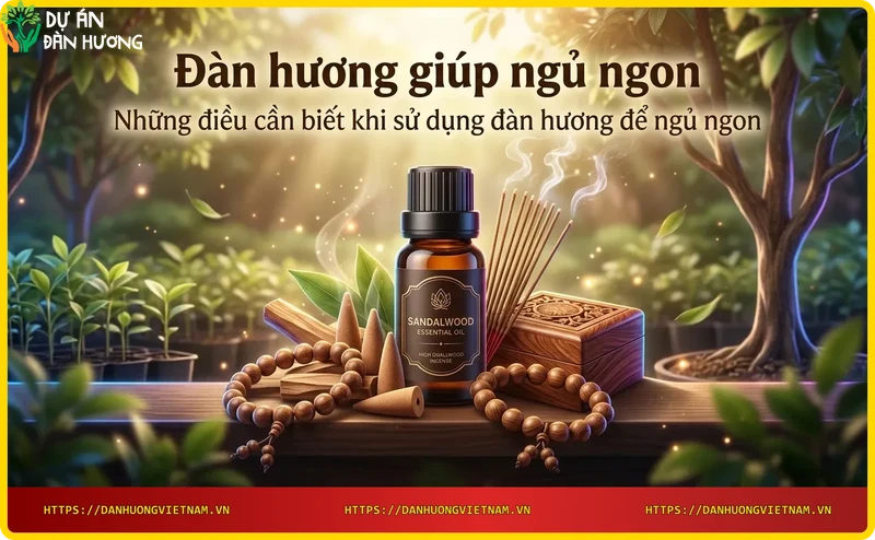 Đàn hương giúp ngủ ngon - Giải pháp tự nhiên cải thiện giấc ngủ