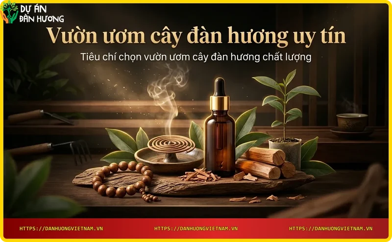 Đánh giá tiêu chí chọn vườn ươm cây đàn hương uy tín