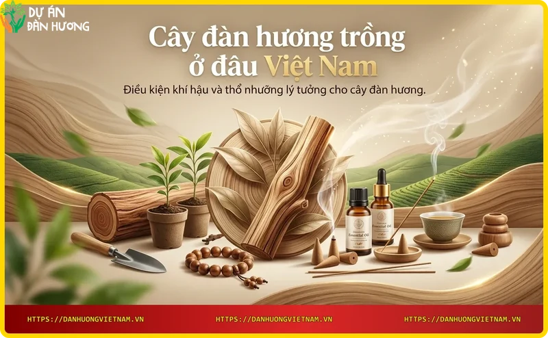 Điều kiện khí hậu phù hợp và thổ nhưỡng lý tưởng cho cây đàn hương