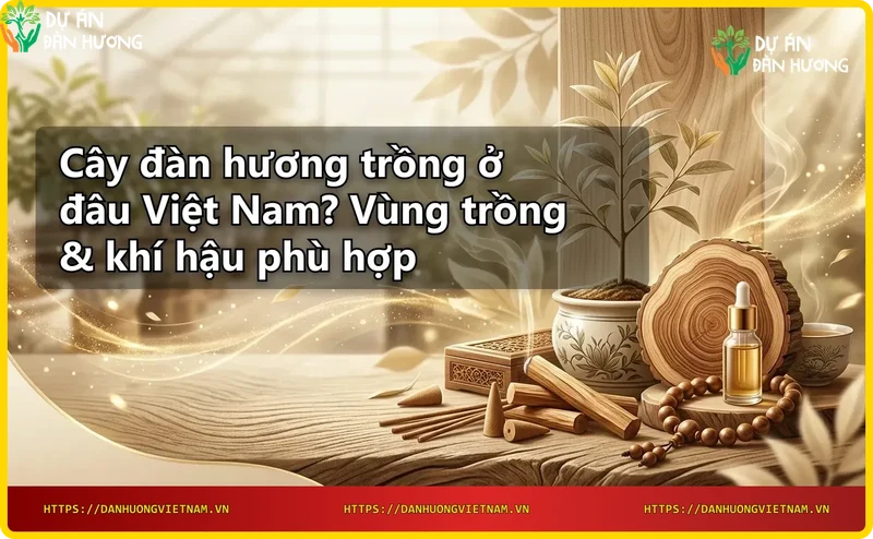 Điều kiện khí hậu phù hợp và thổ nhưỡng lý tưởng cho cây đàn hương