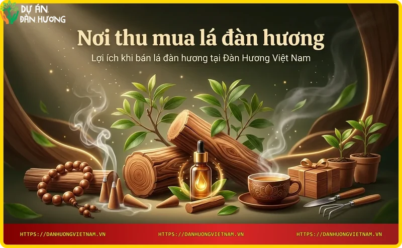 Giao dịch thu mua lá đàn hương tại Đàn Hương Việt Nam