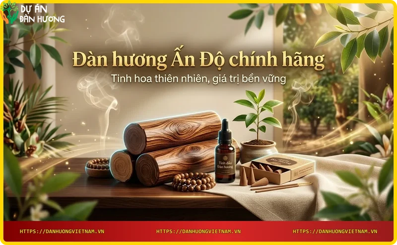 Gỗ đàn hương Ấn Độ chính hãng – nguyên liệu quý từ thiên nhiên