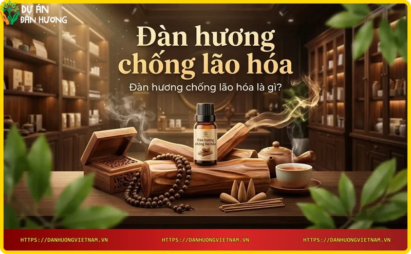 Gỗ đàn hương và khói trầm – tinh chất tự nhiên chống lão hóa