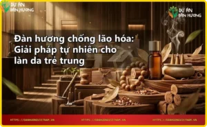 Gỗ đàn hương và khói trầm – tinh chất tự nhiên chống lão hóa