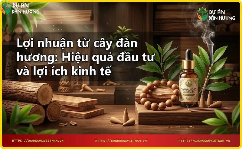 Gỗ đàn hương và vàng thể hiện lợi nhuận kinh tế cao