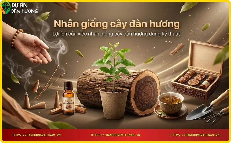 Hạt đàn hương được ngâm và ủ để kích thích nảy mầm