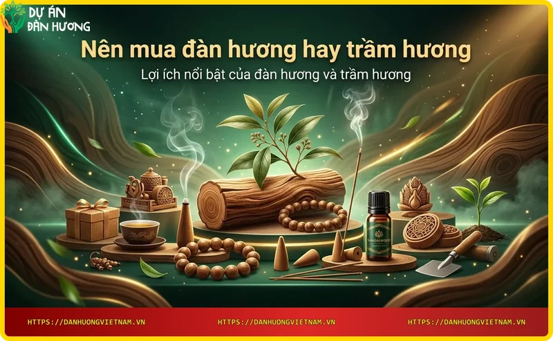 Hình ảnh thiền định với hương đàn hương và trầm hương - Lợi ích tinh thần