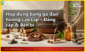 Hộp đựng bằng gỗ đàn hương tự nhiên - giới thiệu sản phẩm thủ công tinh xảo